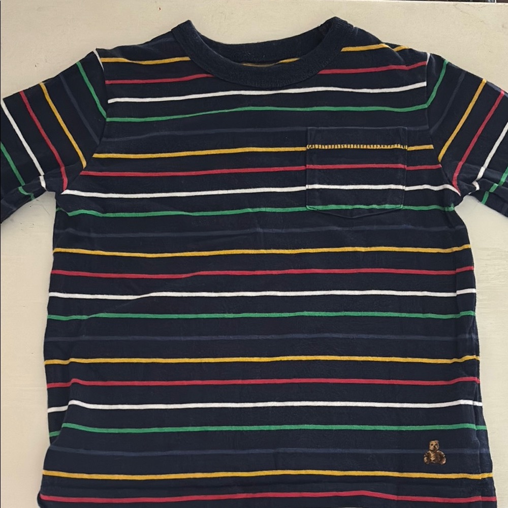 GAP Blue and Red Long Sleeve Tee
